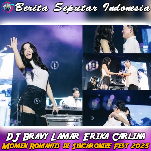 DJ Bravy Lamar Erika Carlina di Depan Ribuan Penonton